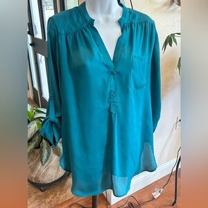 Teal Blouse